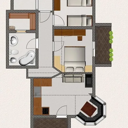 Gardena - Gardenahotels Daire 2*