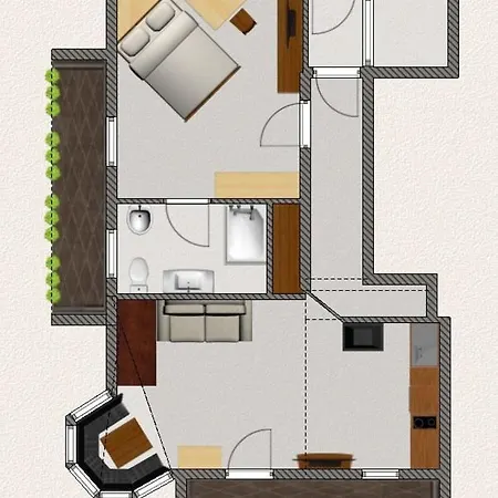 Gardena - Gardenahotels Daire 2*