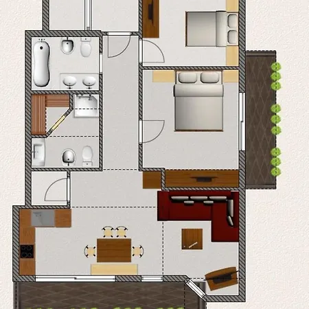 Gardena - Gardenahotels Daire 2*